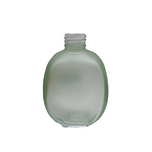 Frasco para aromatizador de Vidro Oval - Difusor Cristal Verde - 220ml - 1 unidade - Rizzo