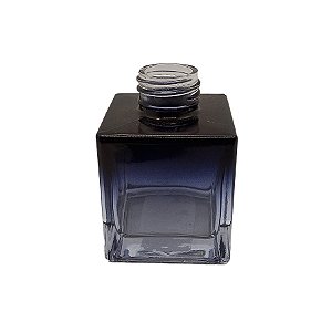 Frasco para Perfumaria de Vidro Cubo - Preto e Degradê - 100ml - 1 unidade - Rizzo