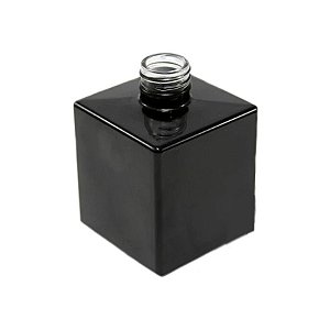 Frasco para Perfumaria de Vidro Cubo - Black - 250ml - 1 unidade - Rizzo
