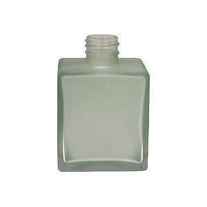 Frasco para Perfumaria de Vidro Cubo - Verde Fosco - 250ml - 1 unidade - Rizzo
