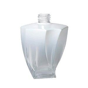 Frasco para Perfumaria de Vidro - Elegance Branco Degradê - 220ml - 1 unidade - Rizzo