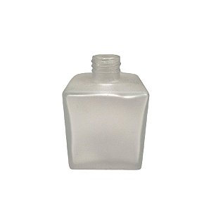 Frasco para Perfumaria de Vidro Cubo - Fosco - 250ml - 1 unidade - Rizzo