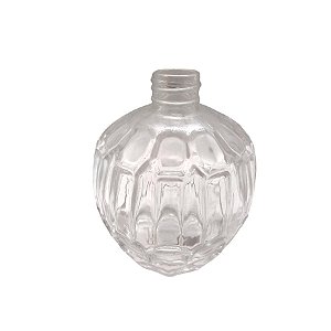 Frasco para Perfumaria de Vidro Redondo - Istambul Transparente - 400ml - 1 unidade - Rizzo
