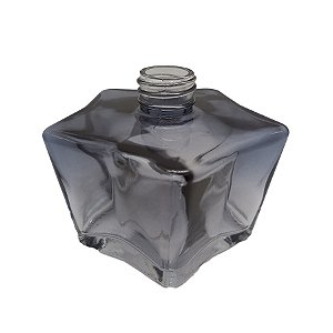 Frasco para Perfumaria de Vidro Estrela - Preto Degradê - 290ml - 1 unidade - Rizzo