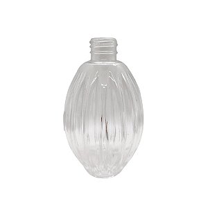 Frasco para Perfumaria de Vidro Oval - Gomos Transp - 320ml - 1 unidade - Rizzo
