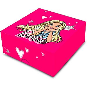Caixa 4 Doces Quadrada - Barbie - 1 unidade - Festcolor - Rizzo