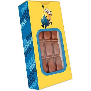 Caixa para Tablete de Chocolate - Minions 2 - 10 unidades - Festcolor - Rizzo