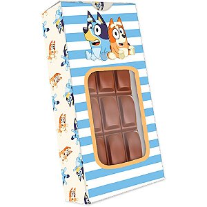 Caixa para Tablete de Chocolate - Bluey - 10 unidades - Festcolor - Rizzo