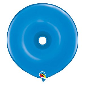 Balão de Festa Látex Donut - Azul Escuro - 16" 40cm - 25 unidades - Qualatex Outlet - Rizzo