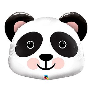 Balão de Festa Microfoil 31" 78cm - Panda Precioso - 1 unidade - Qualatex Outlet - Rizzo