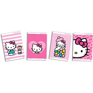 Quadros Decorativos - Hello Kitty - 4 unidades - Festcolor - Rizzo