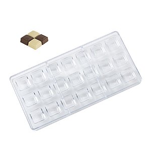 Forma De Plástico - Bombom Quadrado - 27,5x13,5x2cm - 1 unidade - Rizzo
