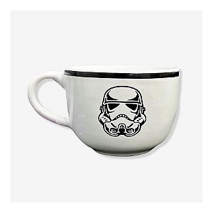 Caneca de Cerâmica para Sopa Stormtrooper Star Wars - 500ml - 1 unidade - Zona Criativa - Rizzo