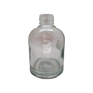 Frasco para aromatizador de Vidro Redondo - Frasco York Transparente - 170ml - 1 unidade - Rizzo
