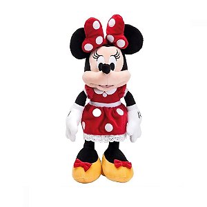 Pelúcia Minnie 40cm - Turma do Mickey - 1 unidade - Disney Original - Rizzo
