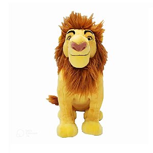 Pelúcia Mufasa 32cm - O Rei Leão - 1 unidade - Disney Original - Rizzo