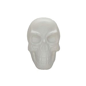 Enfeite Decorativo Halloween - Caveira Branca - 1 unidade - Rizzo