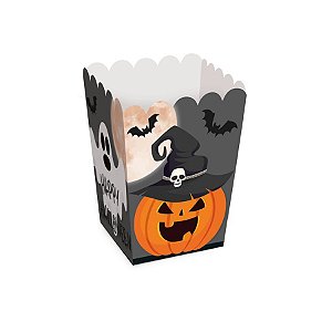 Caixa para Pipoca - Travessuras Halloween - 10 unidades - Cromus - Rizzo