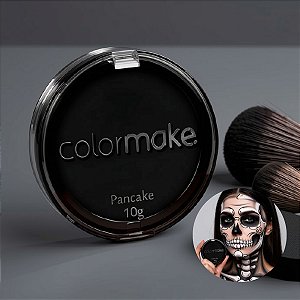 Pancake Preto - 1 unidade - ColorMake - Rizzo