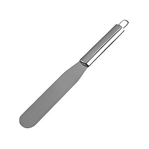 Espatula de Metal Reta 20 cm  - 1 unidade - Rizzo