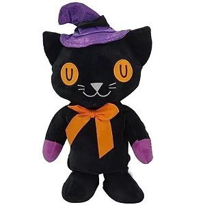Gato - chapéu gato pelúcia dos desenhos animados,chapéu gato para gatos e  chapéu pelúcia curto para gato em três tamanhos para baile Halloween Home  Pinnkl