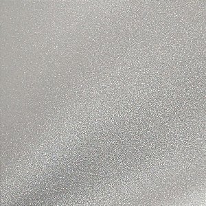 Vinil Adesivo Púrpurina 30 cm x 60 cm - Prata - 1 unidade - Rizzo