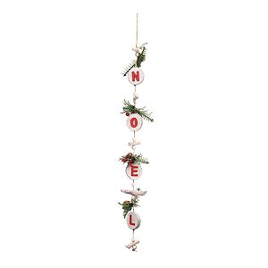 Cordão Decorativo De Natal - Noel - 80cm - 1 unidade - Cromus - Rizzo