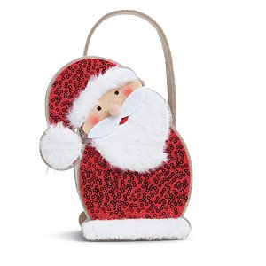 Bolsinha de Natal Noel - Vermelho/Branco - 20x23cm  - 1 unidade - Cromus - Rizzo