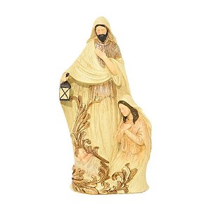 Sagrada Família Menino Jesus em Resina - 26cm - 1 unidade - Cromus - Rizzo