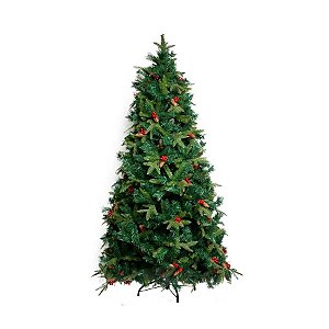 Árvore de Natal Berry - 1470 galhos - 2,1m - 1 unidade - Rizzo