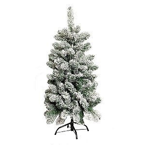 Árvore de Natal Nevada - 157 galhos - 1,2m - 1 unidade - Rizzo