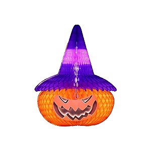 Enfeite Decorativo de Halloween - Cabeça de Abóbora - 48cm - 1 unidade - Girotoy - Rizzo