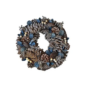 Guirlanda Decorativa 30cm - Azul - 1 unidade - Rizzo