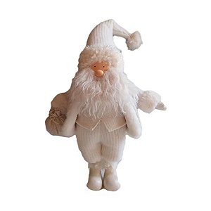 Papai Noel Decorativo em Pé - Branco - 62cm - 1 unidade - Rizzo