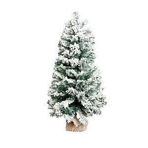 Árvore de Natal Nevada - 80 galhos - 0,7m - 1 unidade - Rizzo