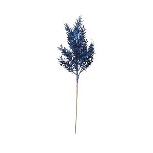 Galho Decorativo de Natal - Azul - 58cm - 1 unidade - Rizzo