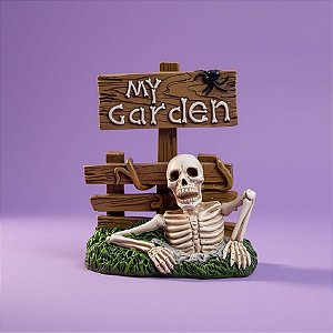 Enfeite Decorativo Halloween - Meu Jardim Assustador - 12cm - 1 unidade - Cromus - Rizzo