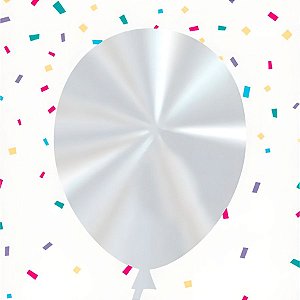 Saco Transparente Decorado - Balão - 50 unidades - Cromus - Rizzo