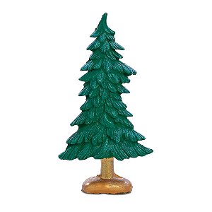 Pinheiro de Natal Decorado - Verde/Ouro - 20cm - 1 unidade - Cromus - Rizzo