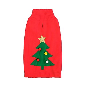 Roupa para Pet de Natal - Noel Vermelho/Verde/Ouro- 42cm - 1 unidade - Cromus - Rizzo