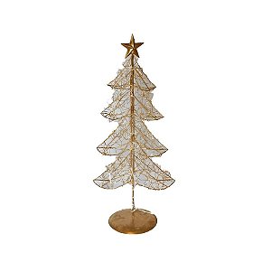 Árvore de Natal Dourada - 40cm - 1 unidade - Rizzo