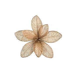 Poinsetia Decorativa de Natal - Kraft - 44cm - 1 unidade - Rizzo