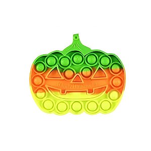 Brinquedo Pop It Fidget Toy - Abóbora de Halloween - 1 unidade - Rizzo