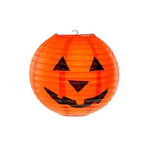Lanterna de Papel -  Abóbora de Halloween - 25 cm - 1 unidade - Rizzo