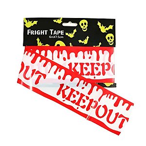 Faixa Decorativa de Halloween - Keep Out - 1 unidade - Rizzo