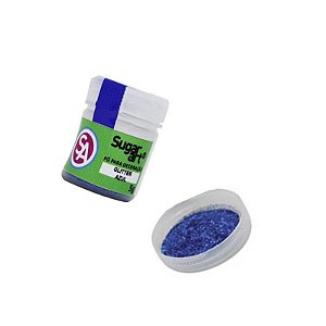 Pó para Decoração, Gliter Azul 5g Sugar Art  Confeitaria