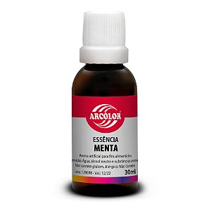 Essência Menta 30 ml Arcolor