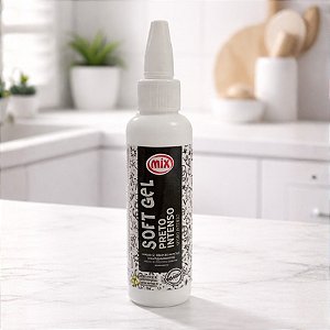Corante Softgel Preto 60g Mix