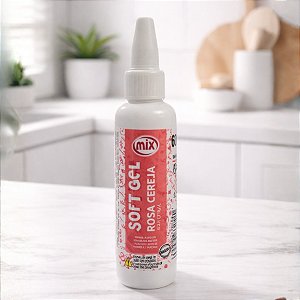 Corante Softgel Rosa Cereja 60g Mix