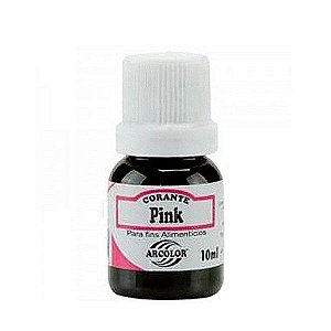 Corante Liquido Pink 10ml Arcolor